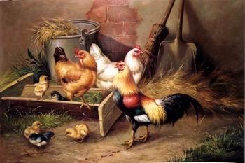 unknow artist Cocks 118 France oil painting art